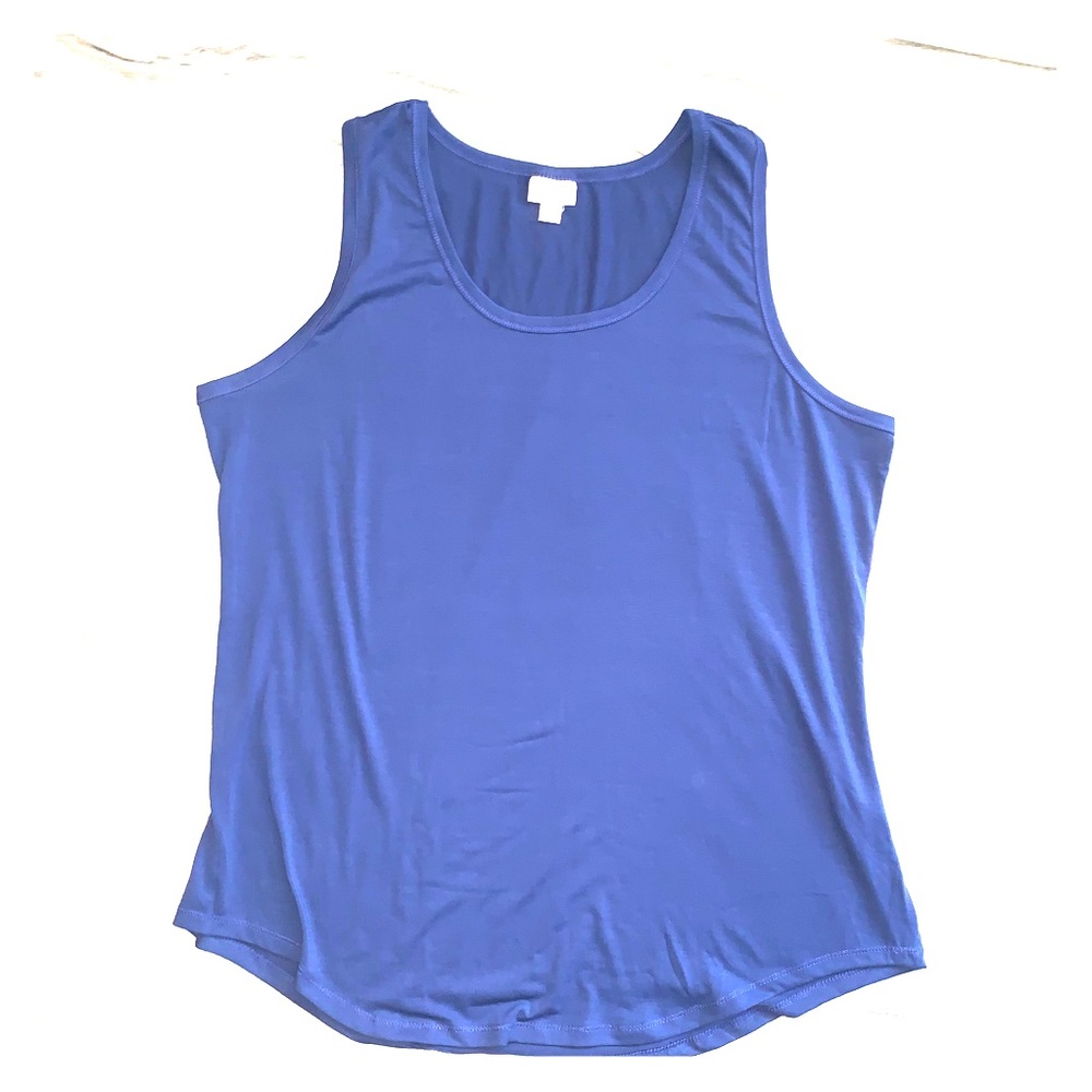 LuLaRoe Navy Blue Tank Top- NWT